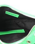 Agneau Arena Le Cagole Shoulder Bag XS Vivid Green