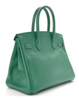 Taurillon Novillo Birkin 30 Vert Vertigo