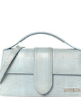 Calfskin Lizard Embossed Le Grand Bambino Light Blue