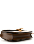 Box Calfskin Medium Classic Box Flap Bag Camel