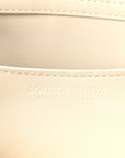 Nappa Intrecciato Knot Lock Top Handle Crossbody Bag Sea Salt