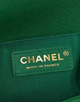 Caviar Quilted Small Boy Flap Green