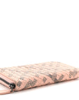 Nappa Intrecciato Ayers Zip Around Wallet Flamingo