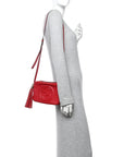 Pebbled Calfskin Small Soho Disco Bag Tabasco Red
