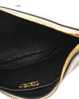 Soft Calfskin Arque Shoulder Bag Granito