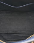 Signature Grain Small Clifton Bag Navy Blue