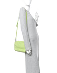 Nappa Intrecciato Small Camera Bag Acid Kiwi