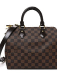 Damier Ebene Speedy Bandouliere 25