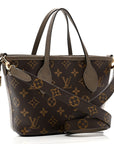 Monogram Neverfull Inside Out Bandouliere BB Dark Fango