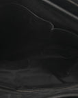 Calfskin Embossed Medusa Messenger Bag Black