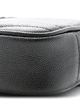 Grain De Poudre Matelasse Monochrome Monogram Mini Lou Camera Bag Black