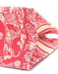Canvas Embroidered Medium D1ORiviera Toile De Jouy Book Tote Raspberry