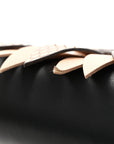 Vitello Century Snakeskin F is FNDI Flower Burst FF Small Kan I Shoulder Bag Black Beige