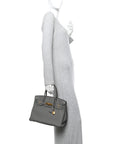 Togo Birkin 30 Gris Meyer