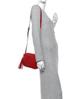 Pebbled Calfskin Small Soho Disco Bag Tabasco Red