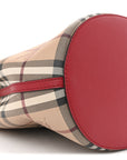 Haymarket Check Colours Small Lorne Bucket Crossbody Poppy Red
