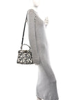 X MARC JACOBS Nappa Mini Peekaboo I SEE U Satchel Black White