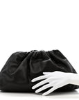 Smooth Butter Calf The Pouch Oversized Clutch Fondant