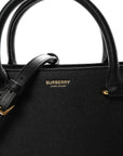 Calfskin Mega Check Small Banwell Tote Black