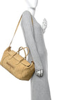 Suede Calfskin Medium New Luggage Beige