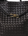 Nappa Intrecciato Large Andiamo Shoulder Bag Fondant