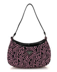 Maglia Jacquard Cleo Shoulder Bag Black Rosa