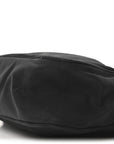 Tessuto Nylon Triangle Shoulder Bag Black