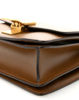 Box Calfskin Small Classic Box Flap Bag Camel