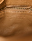 Nappa Maxi Intreccio Padded Cassette Crossbody Bag Caramel