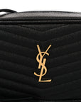 Grain De Poudre Matelasse Monogram Mini Lou Camera Bag Black