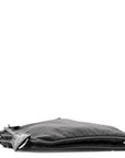 Re-Nylon Saffiano Re-Edition 2000 Double Zip Crossbody Bag Black