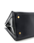 Calfskin Large Sac de Jour Carryall Navy Blue