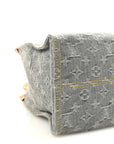Monogram Denim Onthego MM Washed Gray