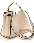 Vitello Tahiti Burro Bi-Color Medium Peekaboo Iconic Essentially Satchel Nuvola Rosa Bourbon