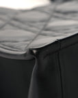 Calfskin Macro Cannage Medium Book Tote Black