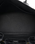Togo Matte Alligator Birkin Touch 30 Black