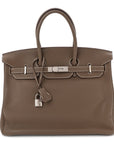 Taurillon Clemence Birkin 35 Etoupe