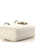 Lambskin Cannage Micro Lady D-Joy Latte