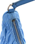 Tessuto Nylon Gaufre Shoulder Bag Pervinca