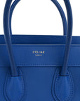 Smooth Calfskin Micro Luggage Royal Blue