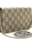 GG Supreme Monogram Super Mini Dionysus Shoulder Bag Taupe