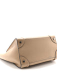 Drummed Calfskin Mini Luggage Dune