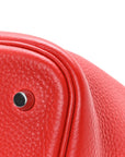 Taurillon Clemence Picotin Lock 22 MM Rouge Tomate