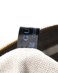 GG Supreme Monogram Textured Dollar Calfskin Web Small Ophidia GG Handbag Beige Ebony New Acero