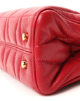 Nappa Trapuntata Small Medusa '95 Tote Bag Lipstick Red