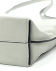 Calfskin Mini Flamenco Knot Clutch Ash Grey