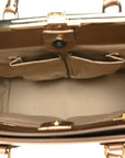 Metallic Dauphine Medium Frame Tote Gold