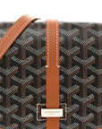 Goyardine Belvedere II PM Messenger Bag Black Gold