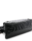 Agneau Classic Silver Hardware City Black