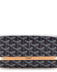 Goyardine Monte Carlo Bois Clutch Navy